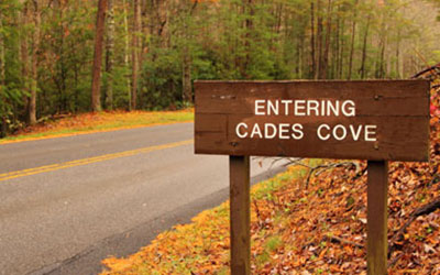 Cades Cove Loop Valley in Great Smoky Mountains National Park