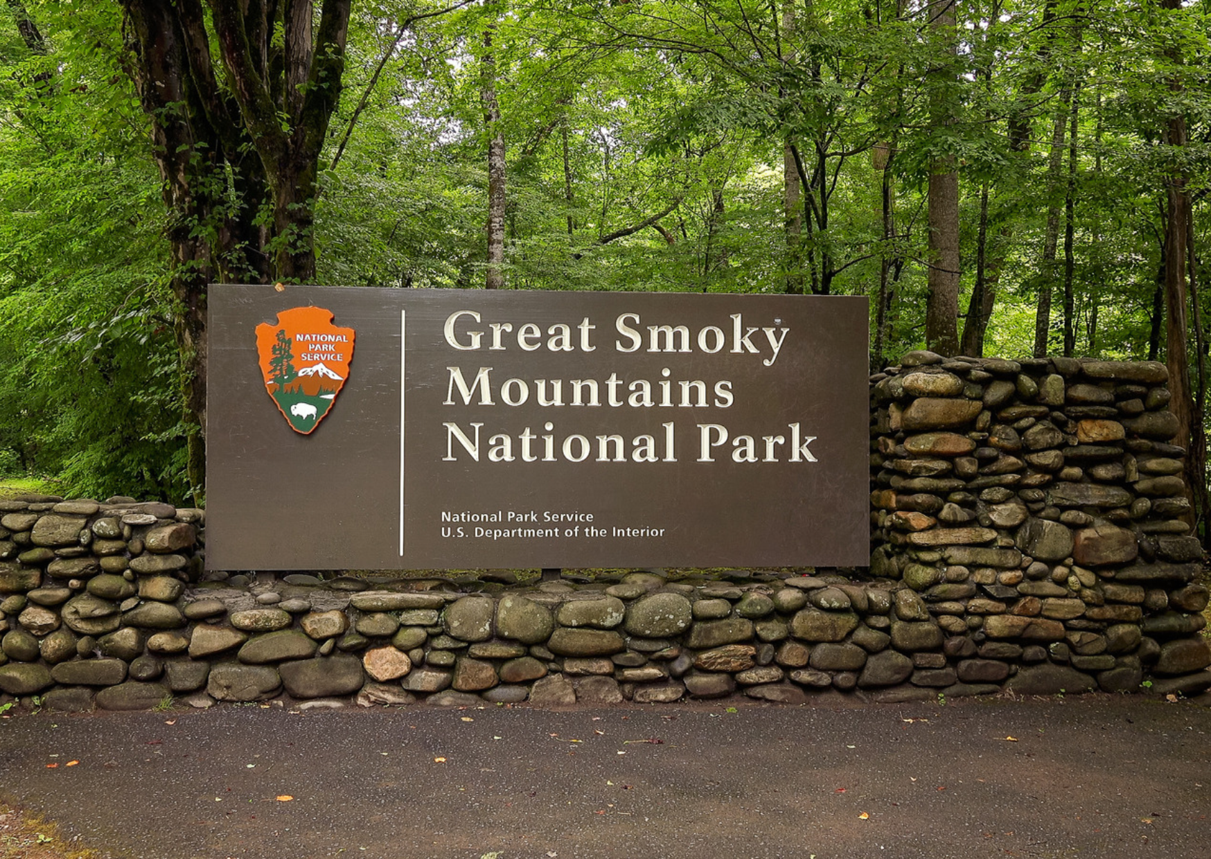 Great Smoky Mountains National Park landscape panorama